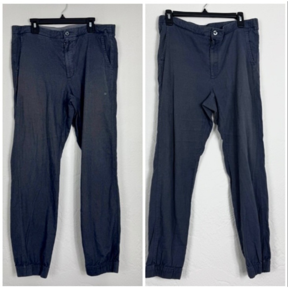LOT of 2 Mack Weldon Sunday Jogger Pants Slate Blue Gray Mens Large